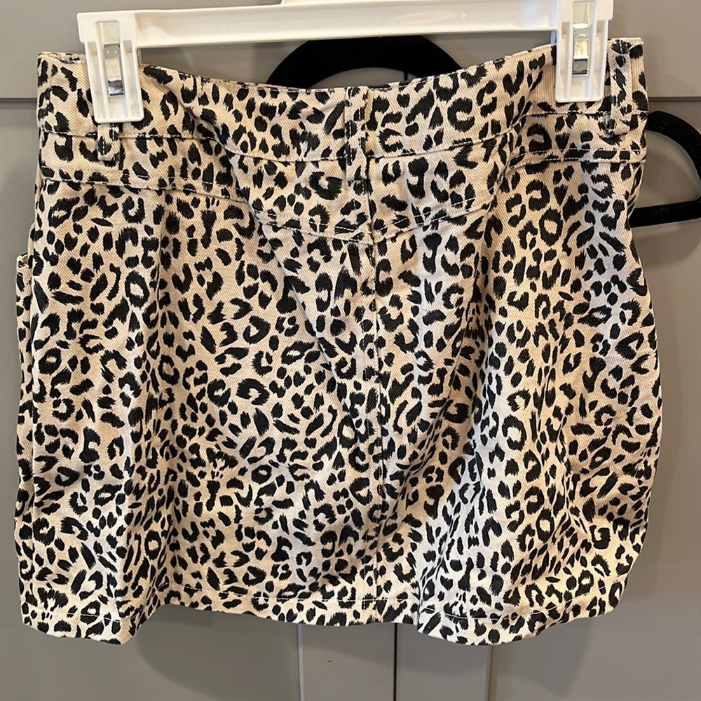 Animal print skirt
